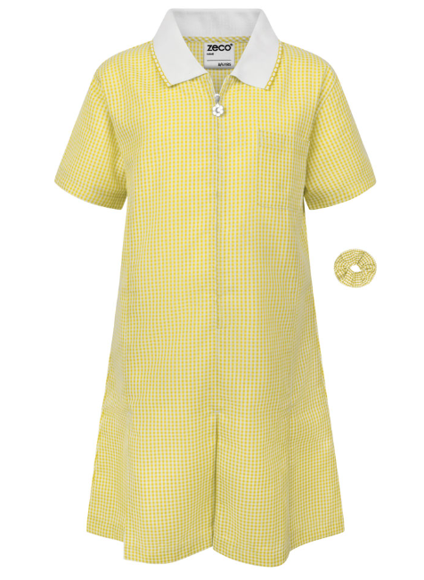 Yellow Gingham Dress