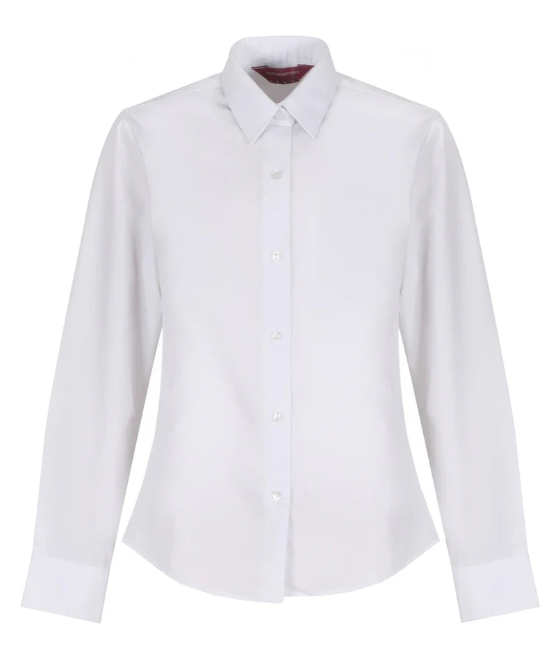 Long Sleeved Blouses - White