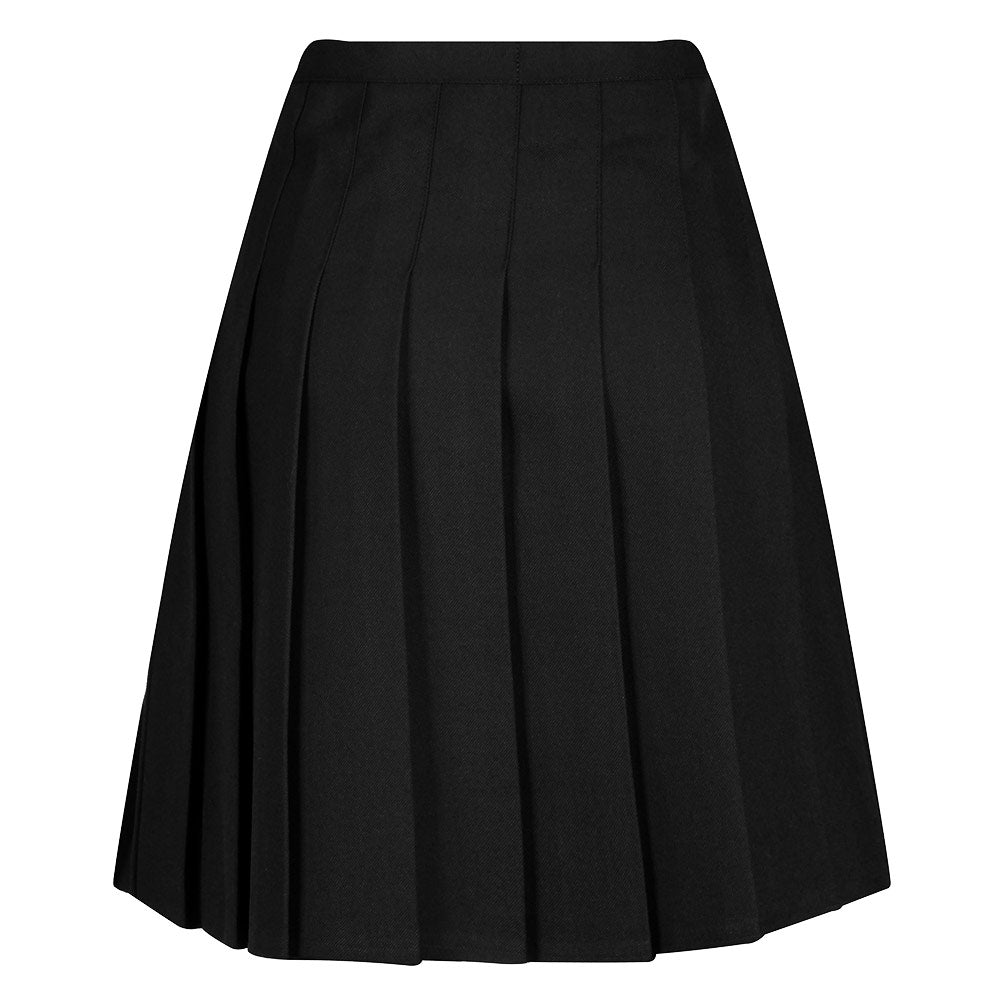 Zeco - Stitch Down Pleat Skirt - Black