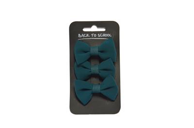 Hair Bows - 3 Pack - Bottle Green