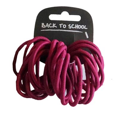 Endless Hair Elastics - 25 Pack - Maroon