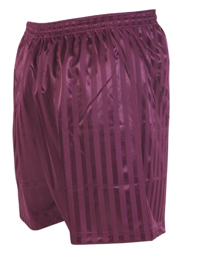 David Luke - Shadow Stripe Shorts - Maroon