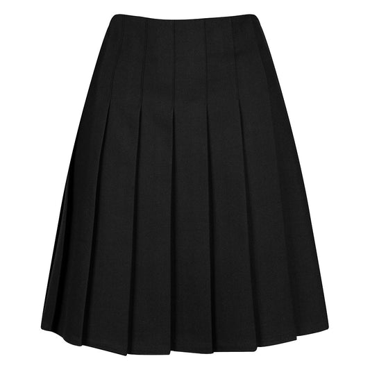 Zeco - Stitch Down Pleat Skirt - Black