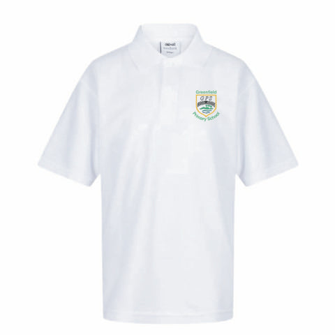 Greenfield Primary School - White Polo Shirt