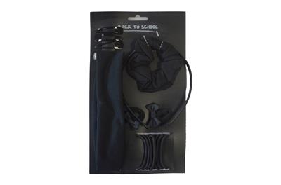 Hair Accessories Set - Black
