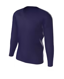 One+All - Cotton V-Neck Jumper - Navy