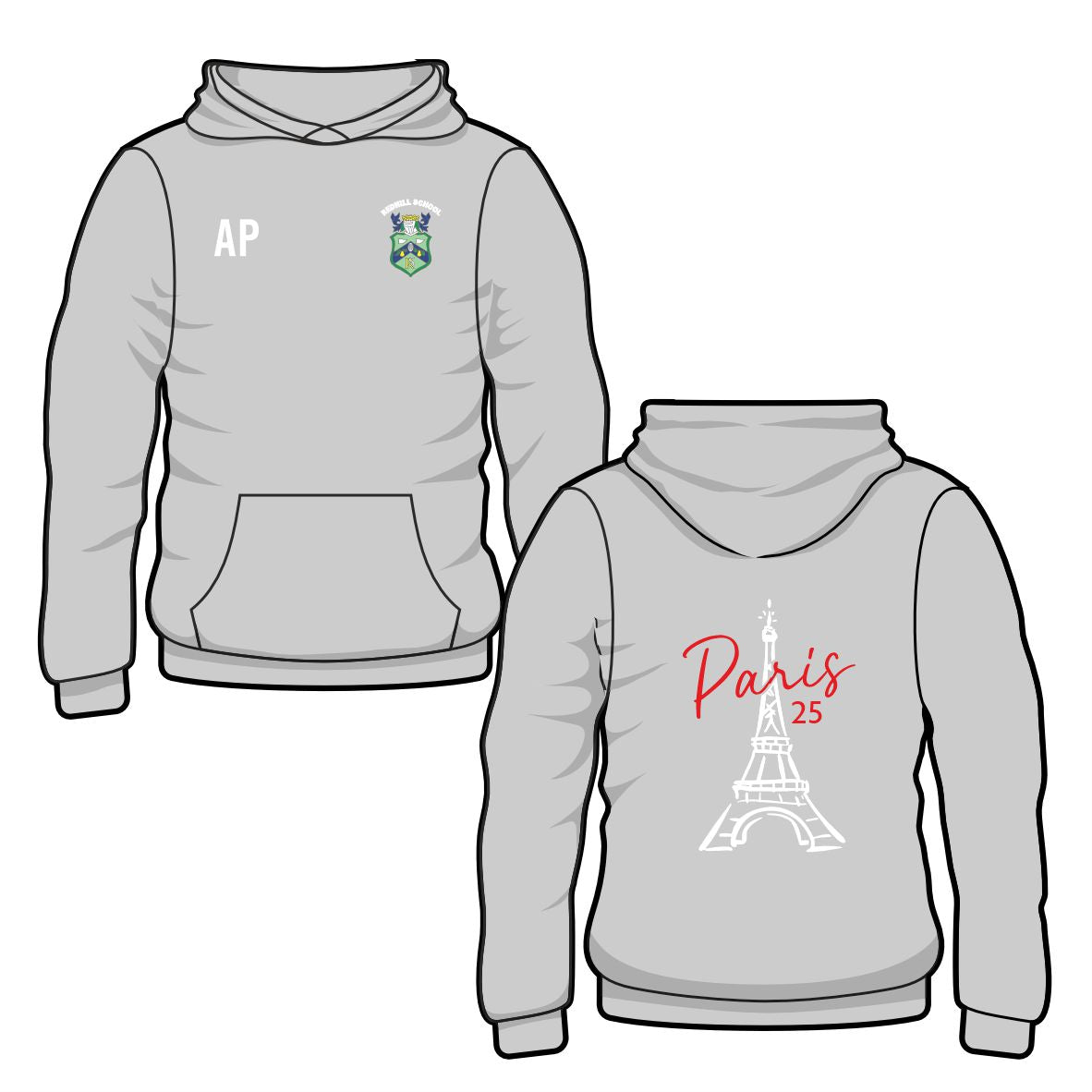 Redhill School - Paris Trip Hoodie - 2025