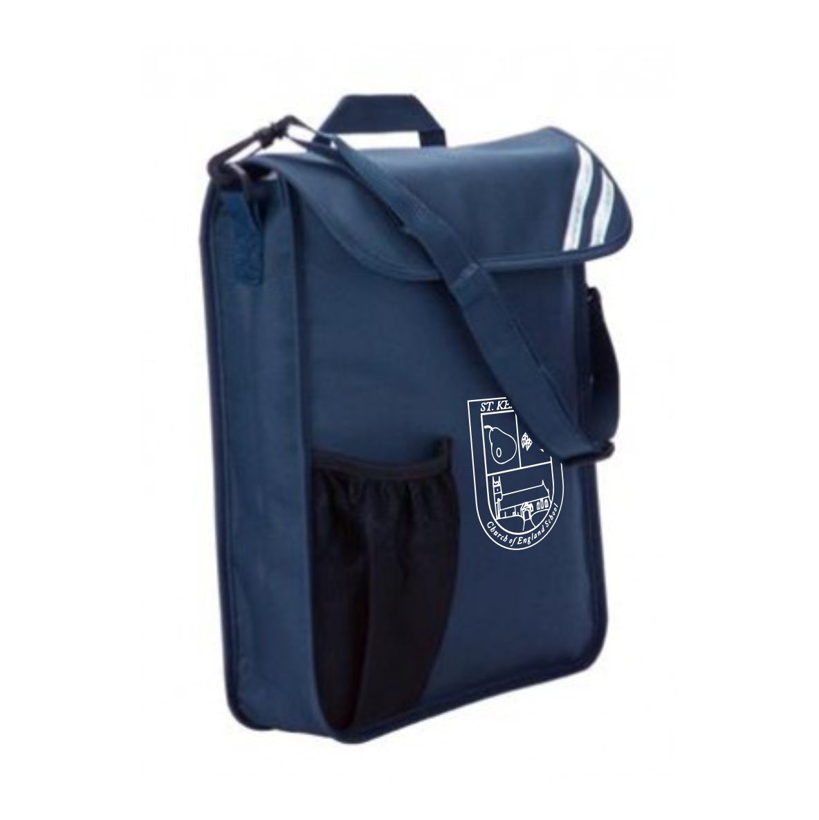 Romsley St Kenelms CofE Primary - Royal Blue Book Bag With Bottle Holder