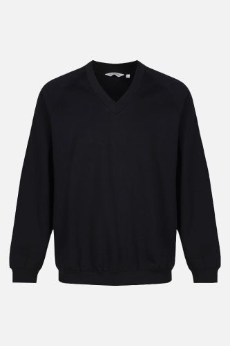 Trutex - V-Neck Sweatshirt - Black
