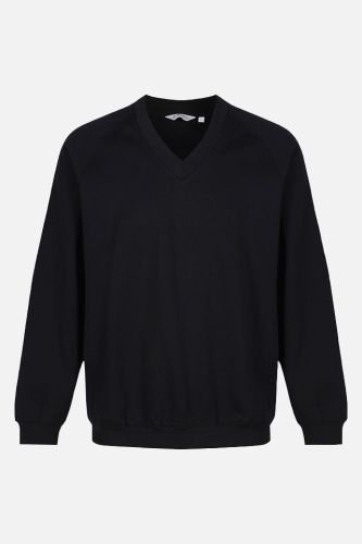 Trutex - V-Neck Sweatshirt - Black