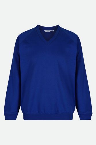 Trutex - V-Neck Sweatshirt - Cobalt Blue
