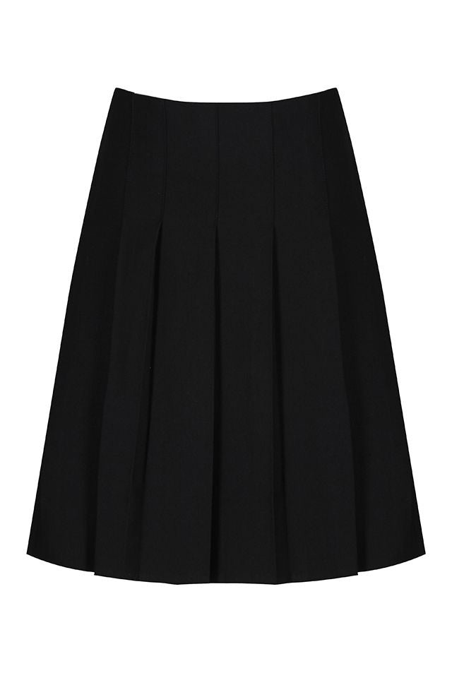 Trutex - Junior Stitch Down Pleat Skirt  – Black