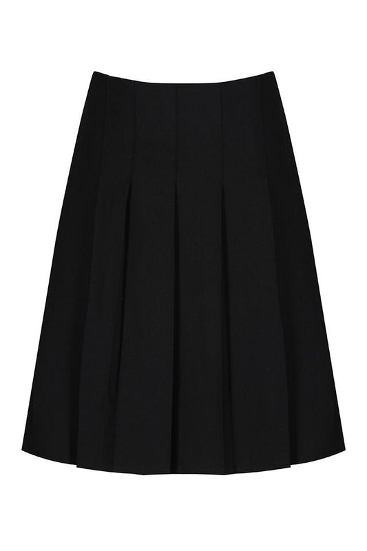 Trutex - Junior Stitch Down Pleat Skirt  – Black