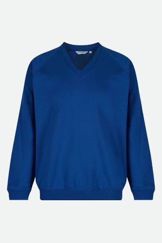 Trutex - V-Neck Sweatshirt - Royal Blue