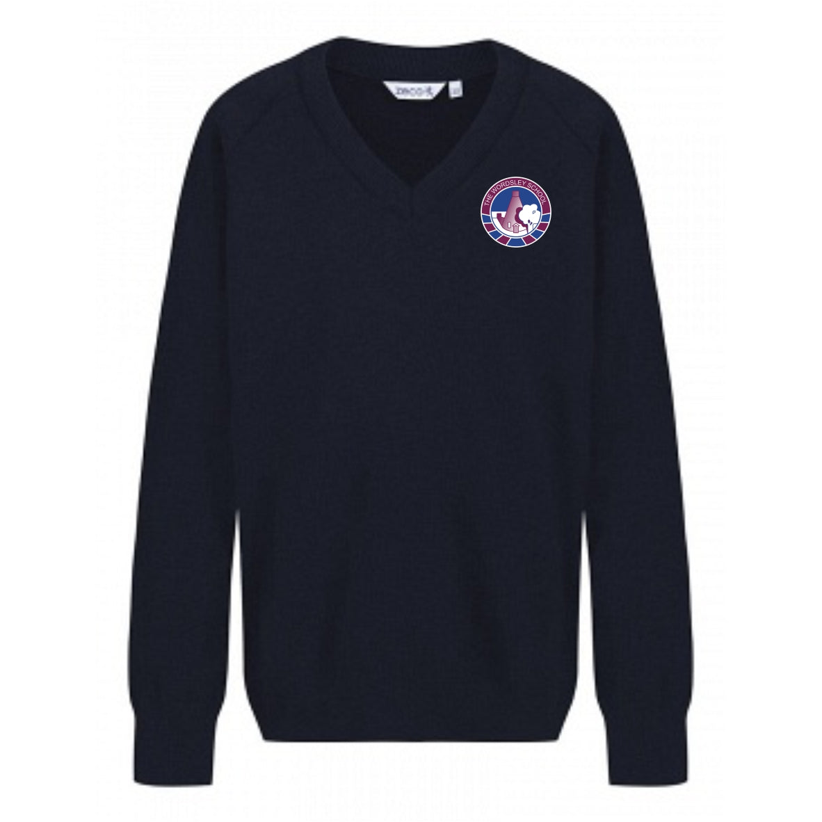 The Wordsley School - Navy V Neck Jumper
