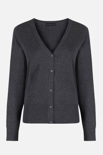 Trutex - Cotton V-Neck Cardigan - Navy