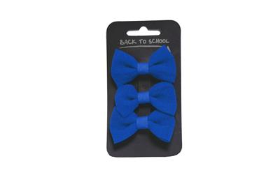 Hair Bows - 3 Pack - Royal Blue
