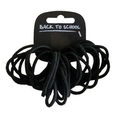 Endless Hair Elastics - 25 Pack - Black