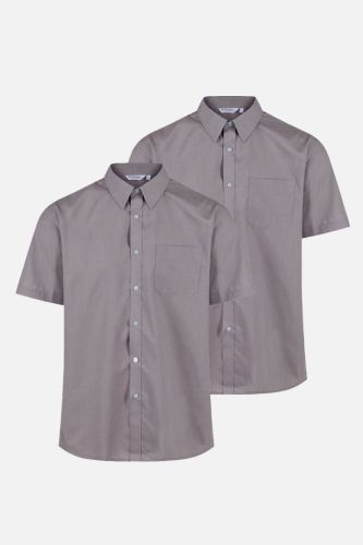 Trutex - Short Sleeved Shirts - Grey
