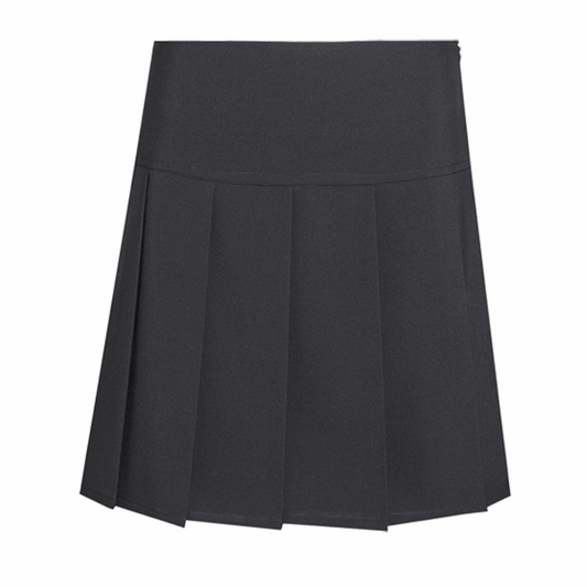 David Luke - Panel Pleated Senior Skirt - Black