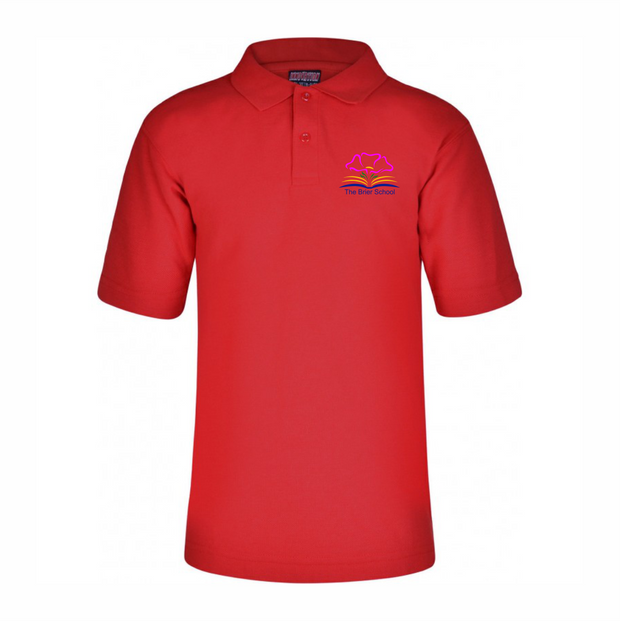The Brier School - Red Polo Shirt