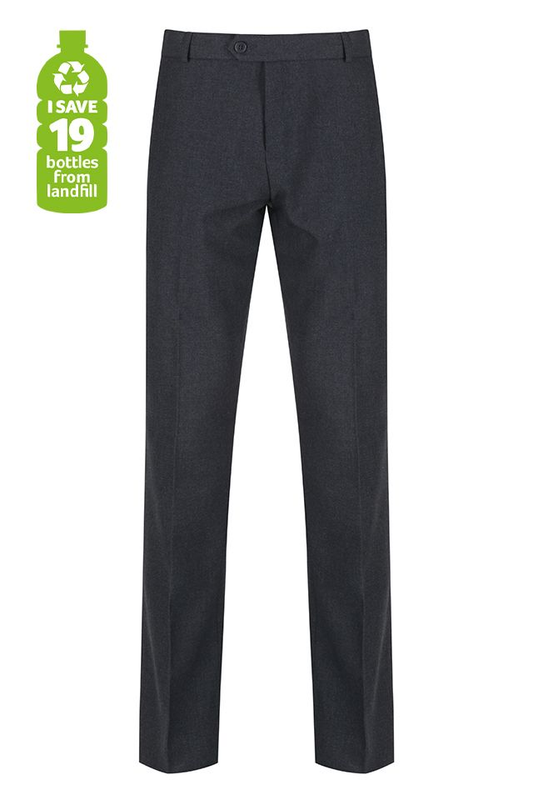 Trutex - Boys Slim-Fit Trousers - Grey