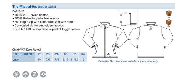 Alder Coppice Primary - Reversible Fleece