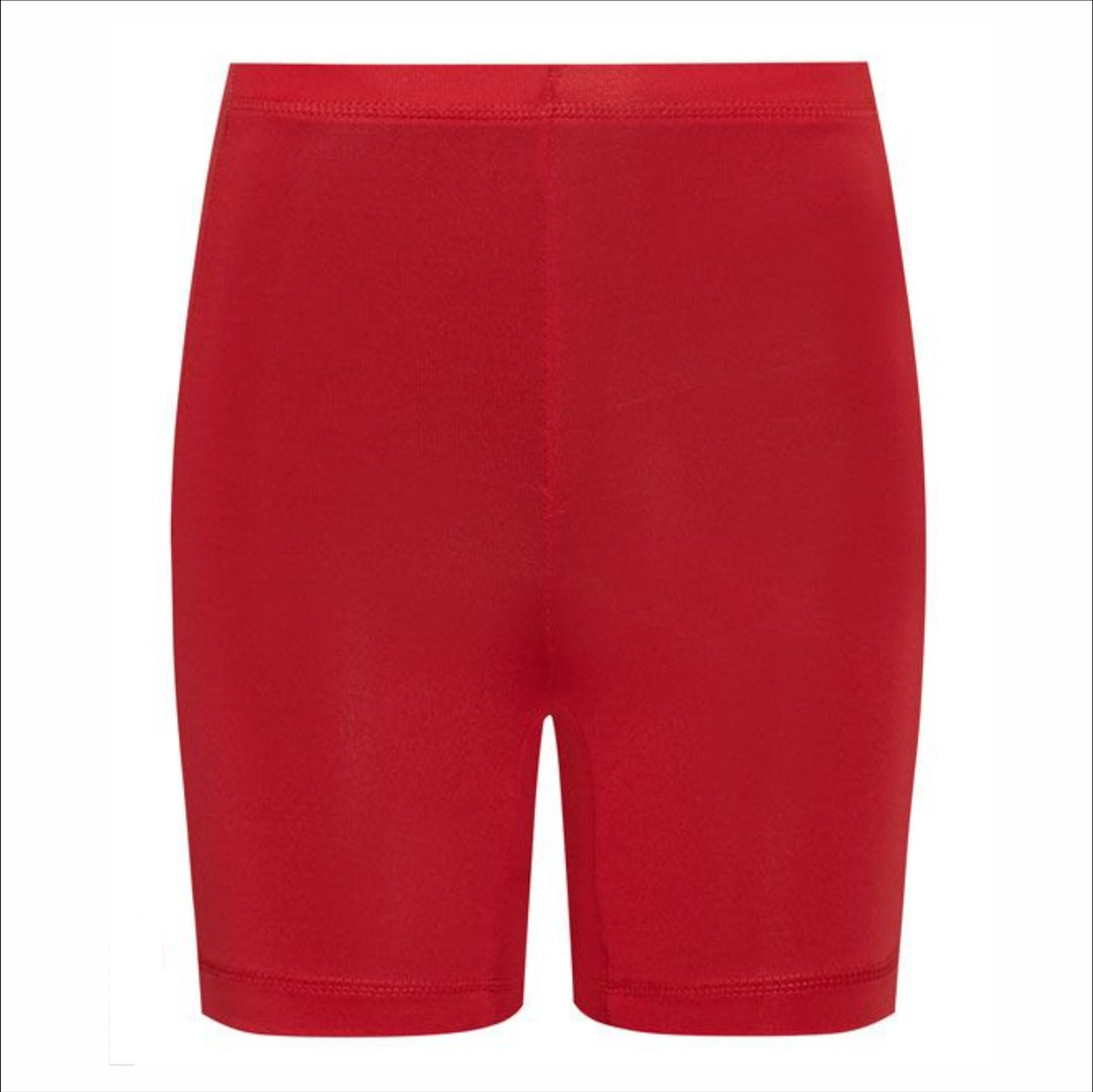 David Luke Girls Red Cycle Shorts