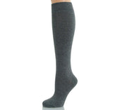 PEX Knee High Cotton Rich Socks - Grey (2 Pairs)